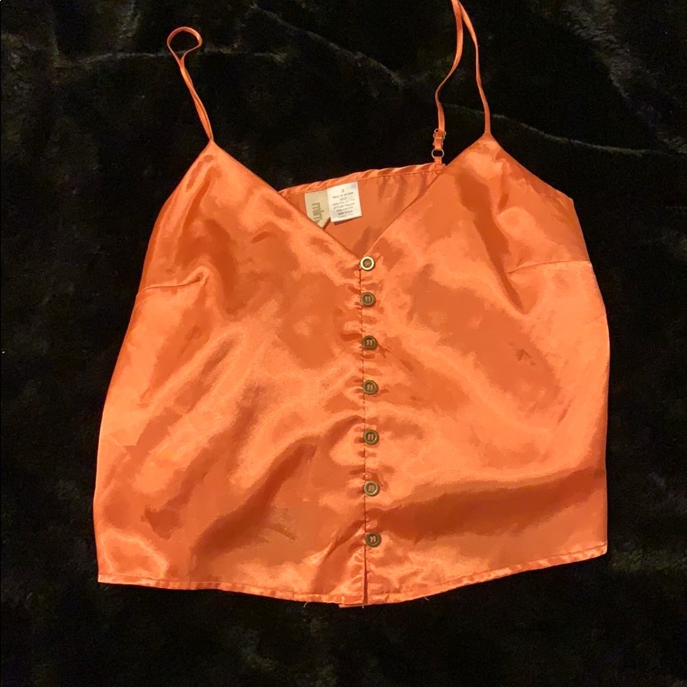 Satin tank top